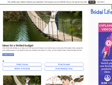 Tablet Screenshot of bridal-lifestyle.com